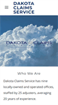 Mobile Screenshot of dakotaclaims.com